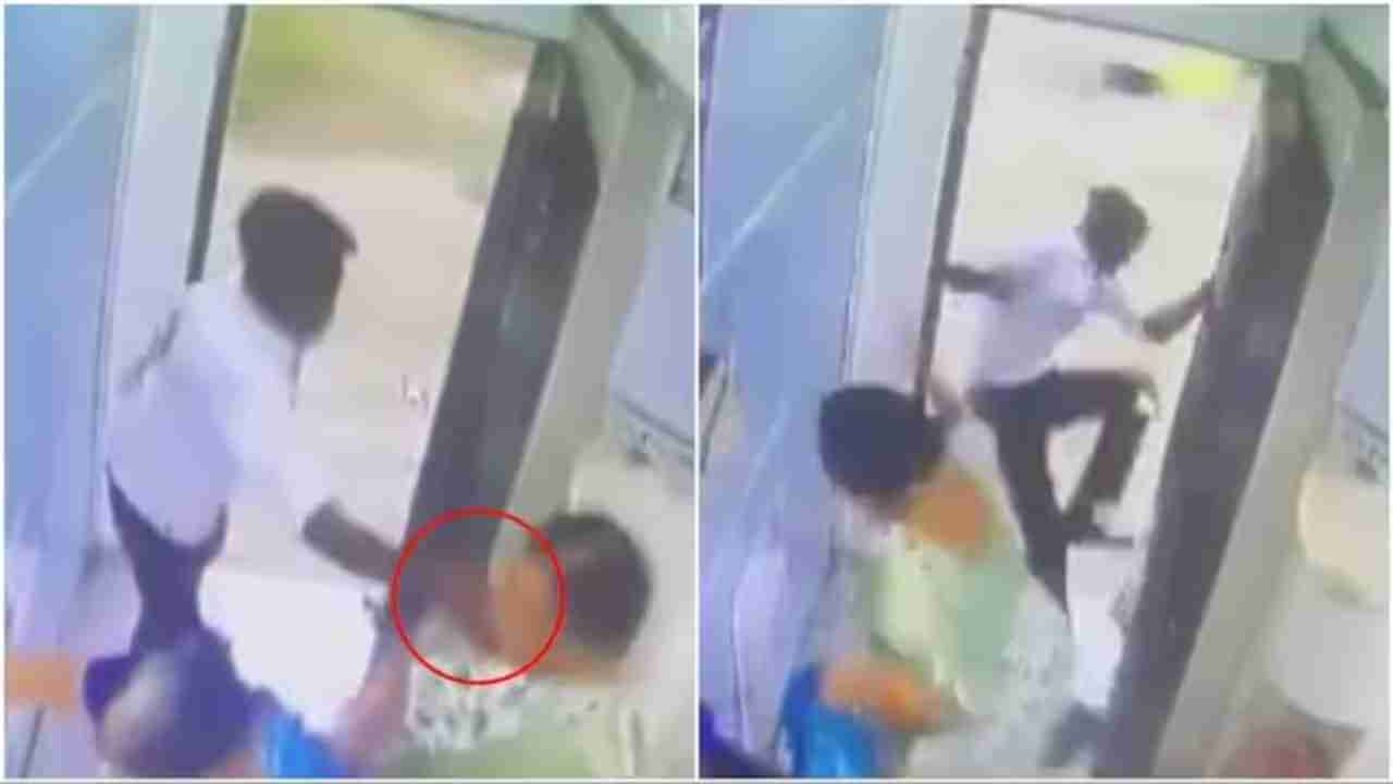 Viral Video: ರೈಲಿನಲ್ಲಿ ಮಹಿಳೆಯ ಸರ ಕಸಿದುಕೊಳ್ಳಲು ಯತ್ನ; ಸಿಸಿಟಿವಿ ದೃಶ್ಯ ಇಲ್ಲಿದೆ ನೋಡಿ