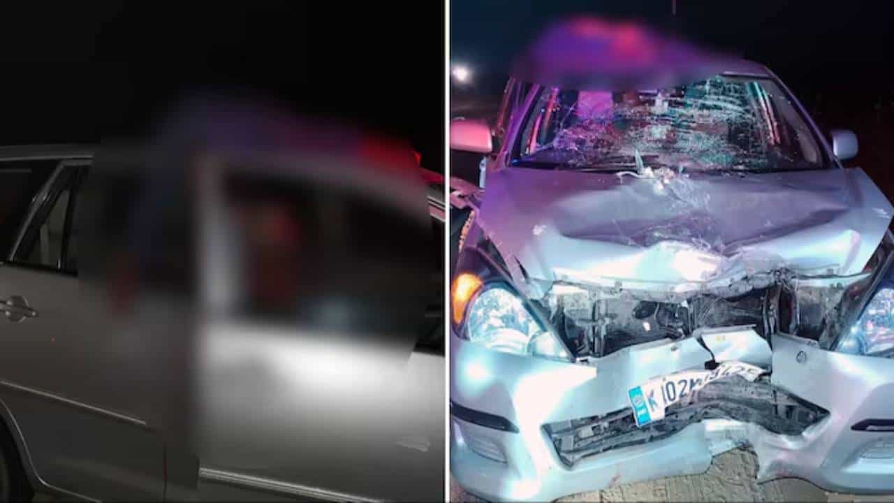 ಅಪಘಾತ: ಕಾರಿನ ಮೇಲೆ ಬೈಕ್ ಸವಾರನ ದೇಹವಿರಿಸಿಕೊಂಡು 18 ಕಿ.ಮೀ ಹೋಗಿ ಪರಾರಿಯಾದ ಚಾಲಕ ಅಪಘಾತ: ಕಾರಿನ ಮೇಲೆ ಬೈಕ್ ಸವಾರನ ದೇಹವಿರಿಸಿಕೊಂಡು 18 ಕಿ.ಮೀ ಹೋಗಿ ಪರಾರಿಯಾದ ಚಾಲಕ