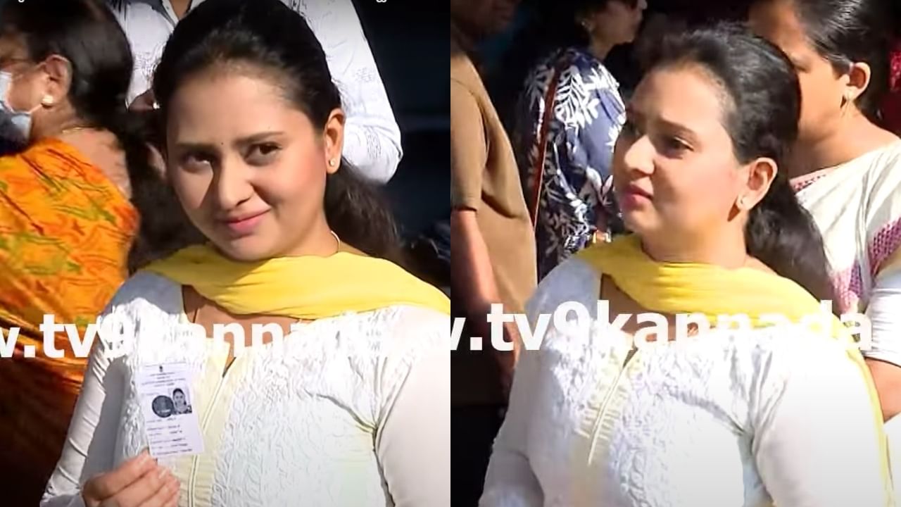 Amulya: ಪತಿಯ ಜೊತೆ ಸರತಿ ಸಾಲಲ್ಲಿ ನಿಂತು ‘ಅಮೂಲ್ಯ’ ಮತಚಲಾವಣೆ