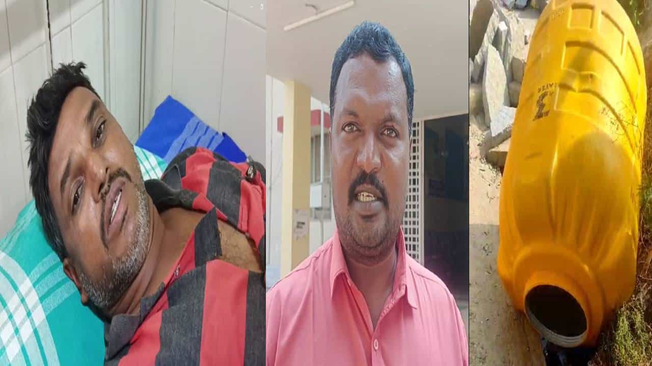 ತುಮಕೂರು: ಹೆಚ್ಚುವರಿ ನೀರು ಬಿಟ್ಟಿಲ್ಲ ಎಂದು ಗ್ರಾ.ಪಂ ಸದಸ್ಯ, ವಾಟರ್ ಮ್ಯಾನ್ ಮೇಲೆ ಹಲ್ಲೆ ತುಮಕೂರು: ಹೆಚ್ಚುವರಿ ನೀರು ಬಿಟ್ಟಿಲ್ಲ ಎಂದು ಗ್ರಾ.ಪಂ ಸದಸ್ಯ, ವಾಟರ್ ಮ್ಯಾನ್ ಮೇಲೆ ಹಲ್ಲೆ