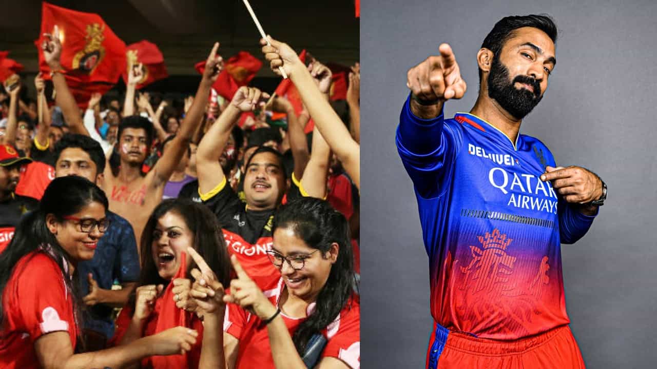 ಇಂಡಿಯನ್ ಪ್ರೀಮಿಯರ್ ಲೀಗ್ನ (IPL 2024) ಅತ್ಯಂತ ನಿಷ್ಠಾವಂತ ಅಭಿಮಾನಿಗಳು ಯಾರೆಂದು ಕೇಳಿದ್ರೆ, ಥಟ್ಟನೆ ಬರುವ ಉತ್ತರ RCB ಫ್ಯಾನ್ಸ್. ಇದೀಗ ರಾಯಲ್ ಚಾಲೆಂಜರ್ಸ್ ಬೆಂಗಳೂರು ತಂಡದ ಅಭಿಮಾನಿಗಳ ಬಗ್ಗೆ ದಿನೇಶ್ ಕಾರ್ತಿಕ್ ಮಾತನಾಡಿದ್ದಾರೆ.