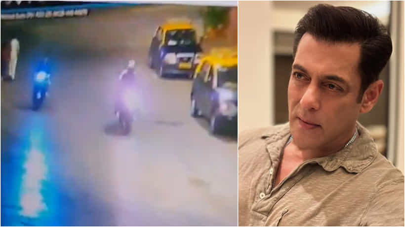 ಸಲ್ಮಾನ್ ಖಾನ್ ಮನೆ ಮೇಲೆ ಗುಂಡು ಹಾರಿಸಿದ ಶಂಕಿತರ ಸಿಸಿಟಿವಿ ವಿಡಿಯೋ ವೈರಲ್