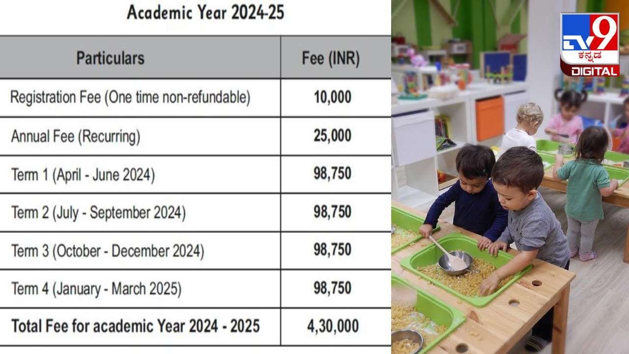 Viral Post: ಮಗನ ಪ್ಲೇ ಸ್ಕೂಲ್ ಫೀಸ್ 4.3 ಲಕ್ಷ ರೂ.; ಫೀಸ್​​ ಸ್ಕ್ರೀನ್‌ಶಾಟ್ ಹಂಚಿಕೊಂಡ ತಂದೆ