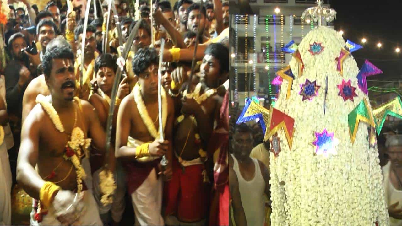 ವಿಜೃಂಭಣೆಯಿಂದ ನಡೆದ ಆನೇಕಲ್ ಕರಗ ಮಹೋತ್ಸವ; ನಾದಸ್ವರದ ವಾದ್ಯಕ್ಕೆ ತಕ್ಕ ಹೆಜ್ಜೆ ಹಾಕಿದ ಕರಗ ಹೊತ್ತ ಪೂಜಾರಿ ವಿಜೃಂಭಣೆಯಿಂದ ನಡೆದ ಆನೇಕಲ್ ಕರಗ ಮಹೋತ್ಸವ; ನಾದಸ್ವರದ ವಾದ್ಯಕ್ಕೆ ತಕ್ಕ ಹೆಜ್ಜೆ ಹಾಕಿದ ಕರಗ ಹೊತ್ತ ಪೂಜಾರಿ