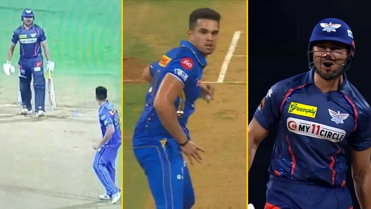 MI vs LSG: ಮೈದಾನದಲ್ಲೇ ಸ್ಟಾಯಿನಿಸ್ರ ಮೈಚಳಿ ಬಿಡಿಸಿದ ಅರ್ಜುನ್ ತೆಂಡೂಲ್ಕರ್: ರೋಚಕ ವಿಡಿಯೋ ನೋಡಿ MI vs LSG: ಮೈದಾನದಲ್ಲೇ ಸ್ಟಾಯಿನಿಸ್ರ ಮೈಚಳಿ ಬಿಡಿಸಿದ ಅರ್ಜುನ್ ತೆಂಡೂಲ್ಕರ್: ರೋಚಕ ವಿಡಿಯೋ ನೋಡಿ