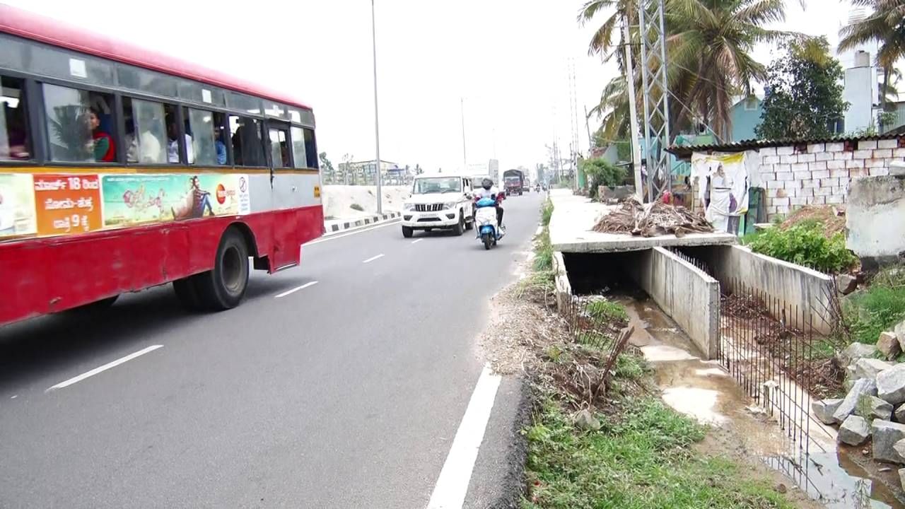 ಬೆಂಗಳೂರು-ಮೈಸೂರು ದಶಪಥ ಹೆದ್ದಾರಿಯ ಸರ್ವಿಸ್ ರಸ್ತೆ ಕಾಮಗಾರಿ ಅಪೂರ್ಣ