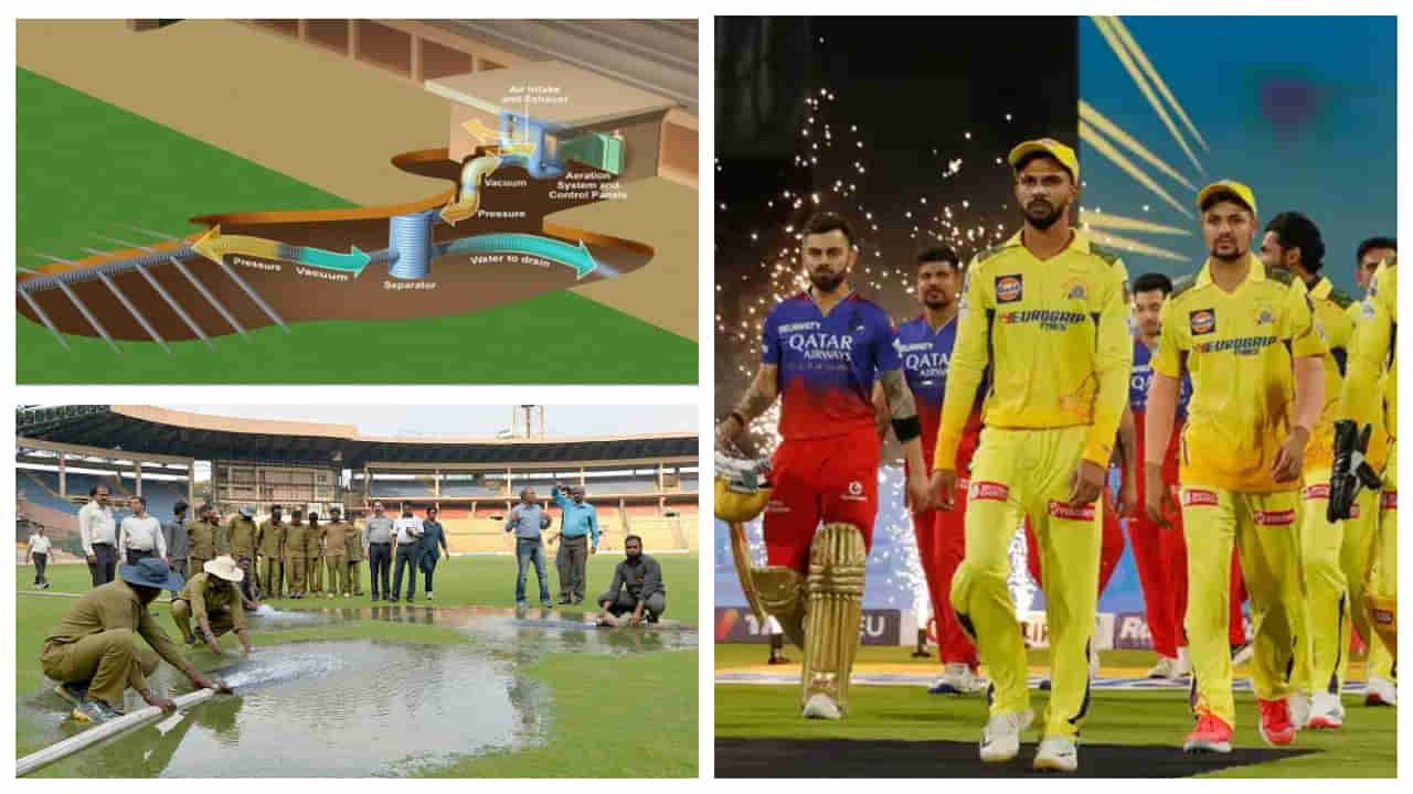 IPL 2024: ಎಷ್ಟೇ ಮಳೆ ಬರಲಿ, 15 ನಿಮಿಷದಲ್ಲಿ ಪಂದ್ಯ ಆರಂಭ; ಚಿನ್ನಸ್ವಾಮಿಯಲ್ಲಿರುವ ಅತ್ಯಾಧುನಿಕ ತಂತ್ರಜ್ಞಾನದ ವಿಡಿಯೋ ನೋಡಿ