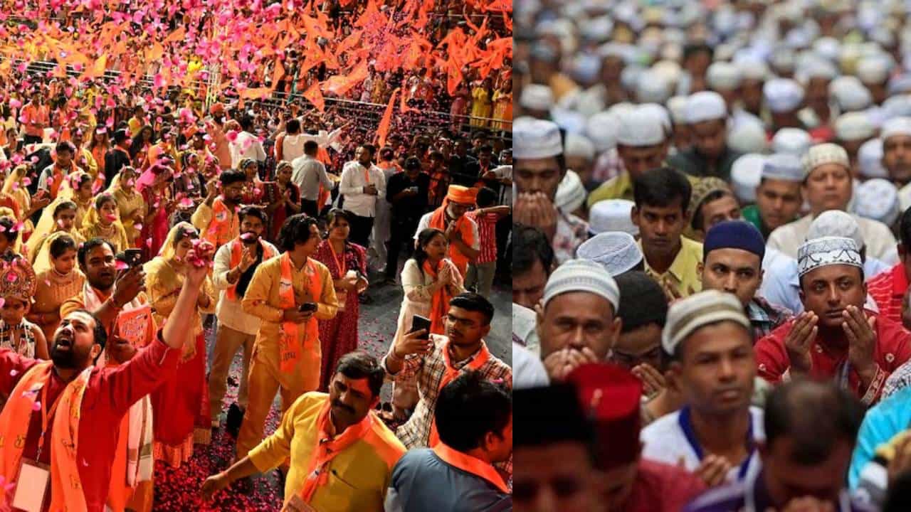 ಧರ್ಮಾಧಾರಿತ ಜನಸಂಖ್ಯೆ ವರದಿ: ಭಾರತದಲ್ಲಿ ಮುಸ್ಲಿಮರ ಸಂಖ್ಯೆ ಹೆಚ್ಚಳ, ಹಿಂದೂಗಳ ಸಂಖ್ಯೆಯಲ್ಲಿ ಕುಸಿತ ಧರ್ಮಾಧಾರಿತ ಜನಸಂಖ್ಯೆ ವರದಿ: ಭಾರತದಲ್ಲಿ ಮುಸ್ಲಿಮರ ಸಂಖ್ಯೆ ಹೆಚ್ಚಳ, ಹಿಂದೂಗಳ ಸಂಖ್ಯೆಯಲ್ಲಿ ಕುಸಿತ