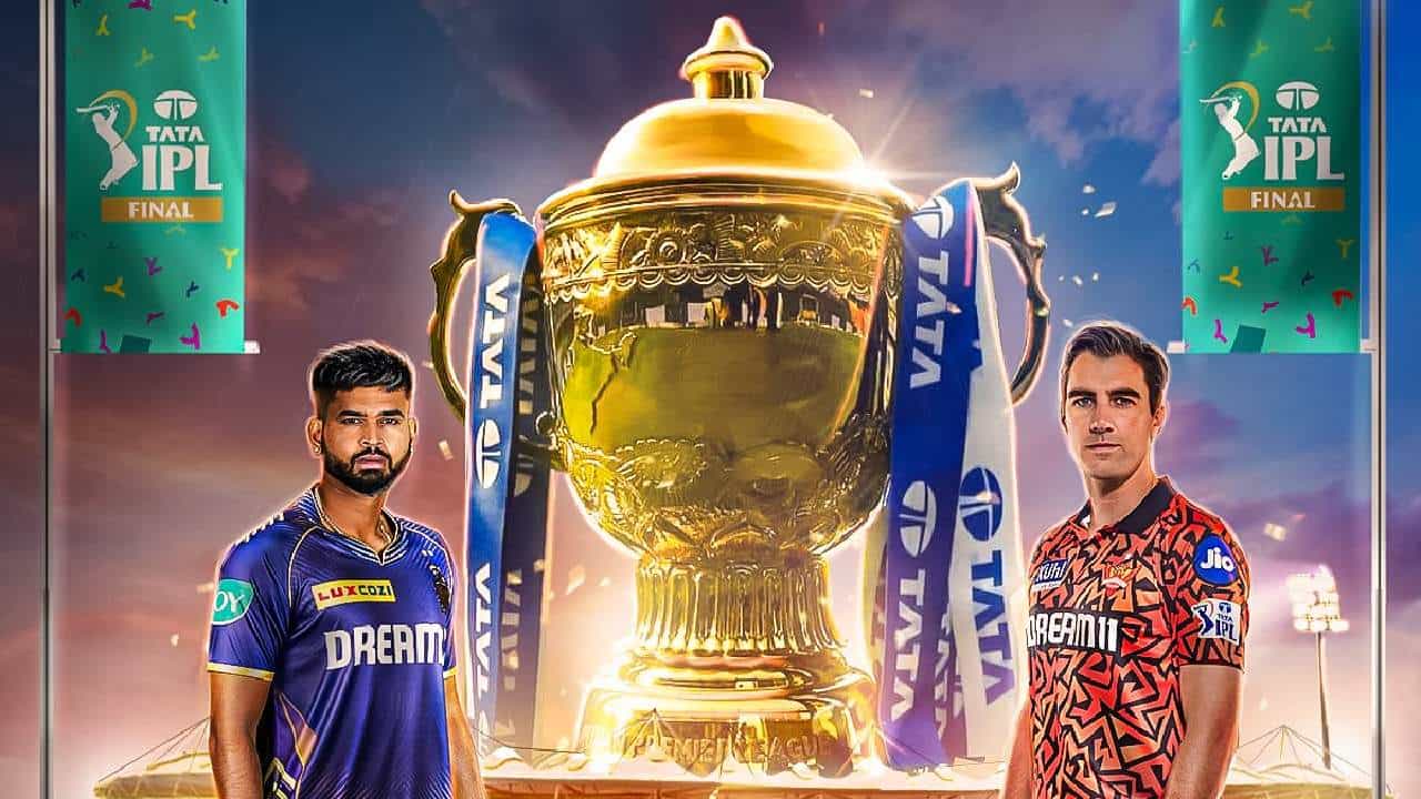 IPL 2024: ಐಪಿಎಲ್ ಸೀಸನ್ 17ರ ಫೈನಲ್ ಪಂದ್ಯದಲ್ಲಿ ಕೊಲ್ಕತ್ತಾ ನೈಟ್ ರೈಡರ್ಸ್ (KKR) ಮತ್ತು ಸನ್ರೈಸರ್ಸ್ ಹೈದರಾಬಾದ್ (SRH) ತಂಡಗಳು ಮುಖಾಮುಖಿಯಾಗಲಿದೆ. ಚೆನ್ನೈನ ಎಂಎ ಚಿದಂಬರಂ ಸ್ಟೇಡಿಯಂನಲ್ಲಿ ಭಾನುವಾರ ನಡೆಯಲಿರುವ ಈ ಪಂದ್ಯದಲ್ಲಿ ರನ್ ಸುರಿಮಳೆಯಾಗುವ ಸಾಧ್ಯತೆಯಿದೆ.