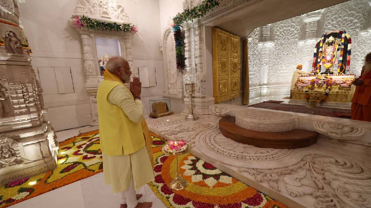 PM Narendra Modi visit Ayodhya and mega roadshow