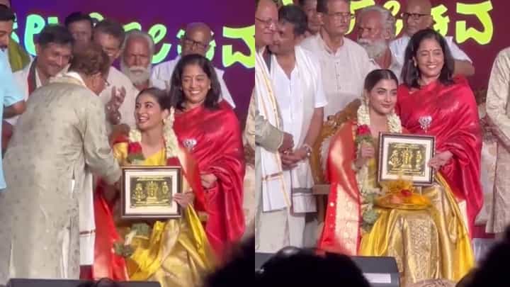 ಕಾರ್ಕಳದ ಕಣಜಾರು ಬ್ರಹ್ಮಲಿಂಗೇಶ್ವರ ದೇವಸ್ಥಾನಕ್ಕೆ ಭೇಟಿ ನೀಡಿದ ಪೂಜಾ ಹೆಗ್ಡೆಗೆ ಸನ್ಮಾನ ಕಾರ್ಕಳದ ಕಣಜಾರು ಬ್ರಹ್ಮಲಿಂಗೇಶ್ವರ ದೇವಸ್ಥಾನಕ್ಕೆ ಭೇಟಿ ನೀಡಿದ ಪೂಜಾ ಹೆಗ್ಡೆಗೆ ಸನ್ಮಾನ