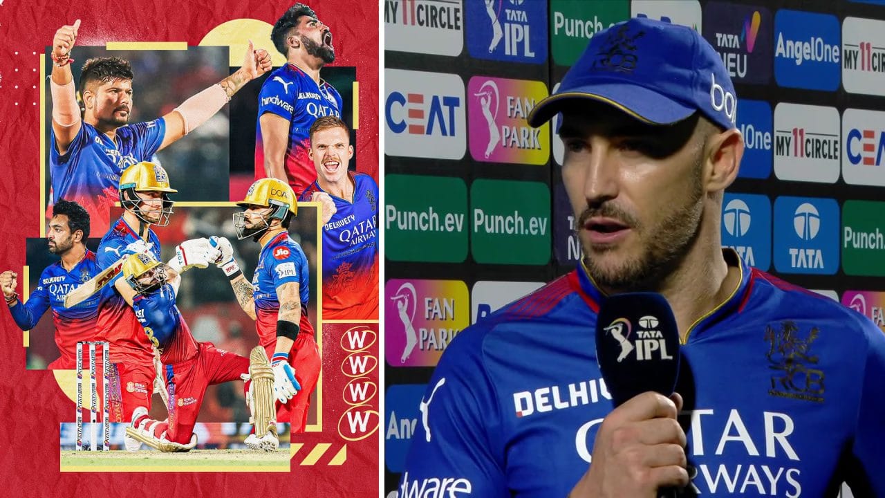 PBKS vs RCB: ಆರ್ಸಿಬಿ ಗೆಲುವಿನ ಗುಟ್ಟು ರಟ್ಟು: ಪೋಸ್ಟ್ ಮ್ಯಾಚ್ನಲ್ಲಿ ಡುಪ್ಲೆಸಿಸ್ ಏನು ಹೇಳಿದ್ರು ನೋಡಿ PBKS vs RCB: ಆರ್ಸಿಬಿ ಗೆಲುವಿನ ಗುಟ್ಟು ರಟ್ಟು: ಪೋಸ್ಟ್ ಮ್ಯಾಚ್ನಲ್ಲಿ ಡುಪ್ಲೆಸಿಸ್ ಏನು ಹೇಳಿದ್ರು ನೋಡಿ