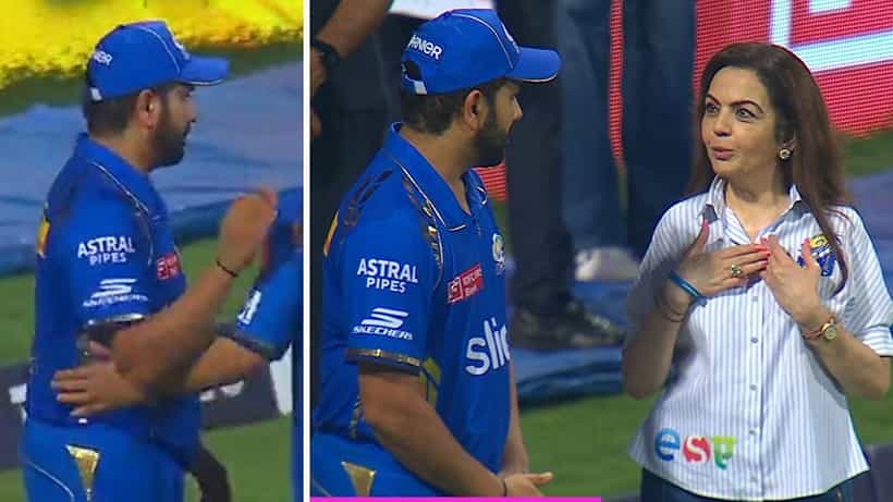 IPL 2024: ನೀತಾ ಅಂಬಾನಿ ಜೊತೆ ರೋಹಿತ್ ಶರ್ಮಾ ಸುದೀರ್ಘ ಮಾತುಕತೆ: ಆರ್ಸಿಬಿ ಸೇರುವುದು ಬಹುತೇಕ ಖಚಿತ?