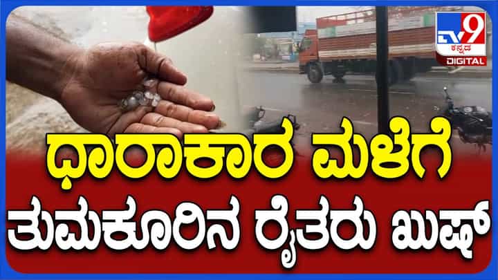 ತುಮಕೂರು ಜಿಲ್ಲೆ ಚಿಕ್ಕನಾಯಕನಹಳ್ಳಿ ತಾಲ್ಲೂಕಿನಲ್ಲಿ ಅಲಿಕಲ್ಲು ಸಮೇತ ಜೋರು ಮಳೆ, ರೈತರಲ್ಲಿ ಸಂತಸ ತುಮಕೂರು ಜಿಲ್ಲೆ ಚಿಕ್ಕನಾಯಕನಹಳ್ಳಿ ತಾಲ್ಲೂಕಿನಲ್ಲಿ ಅಲಿಕಲ್ಲು ಸಮೇತ ಜೋರು ಮಳೆ, ರೈತರಲ್ಲಿ ಸಂತಸ