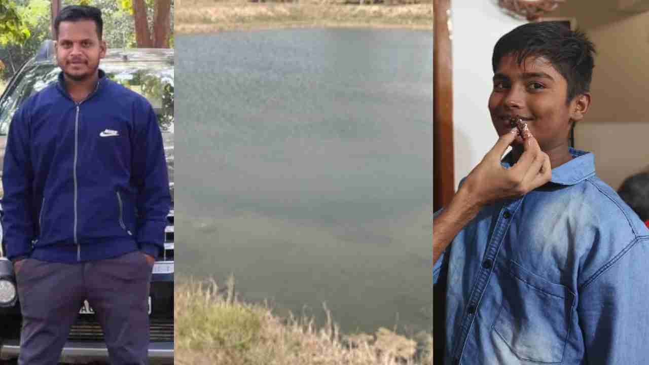 ಕೃಷಿಹೊಂಡದಲ್ಲಿ ಮುಳುಗಿ ಇಬ್ಬರು ದುರ್ಮರಣ: ಪತಿ ಸಾವು, ಪತ್ನಿಗೆ ಶಾಕ್​