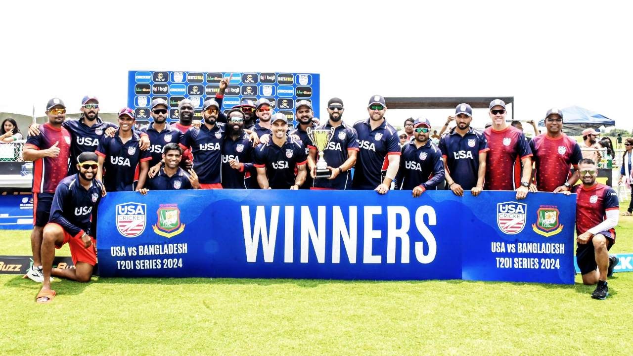 USA vs BAN: ಬಾಂಗ್ಲಾದೇಶ್ ವಿರುದ್ಧ ಸರಣಿ ಗೆದ್ದ ಯುಎಸ್ಎ USA vs BAN: ಬಾಂಗ್ಲಾದೇಶ್ ವಿರುದ್ಧ ಸರಣಿ ಗೆದ್ದ ಯುಎಸ್ಎ