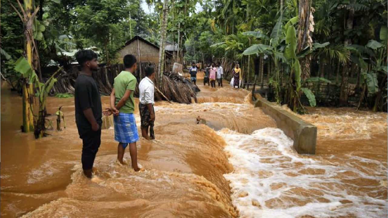 Assam Floods: ಅಸ್ಸಾಂ ಪ್ರವಾಹದ ಸಾವಿನ ಸಂಖ್ಯೆ 25ಕ್ಕೆ ಏರಿಕೆ; 10 ಜಿಲ್ಲೆಗಳ 4 ಲಕ್ಷಕ್ಕೂ ಹೆಚ್ಚು ಜನರಿಗೆ ಸಂಕಷ್ಟ Assam Floods: ಅಸ್ಸಾಂ ಪ್ರವಾಹದ ಸಾವಿನ ಸಂಖ್ಯೆ 25ಕ್ಕೆ ಏರಿಕೆ; 10 ಜಿಲ್ಲೆಗಳ 4 ಲಕ್ಷಕ್ಕೂ ಹೆಚ್ಚು ಜನರಿಗೆ ಸಂಕಷ್ಟ