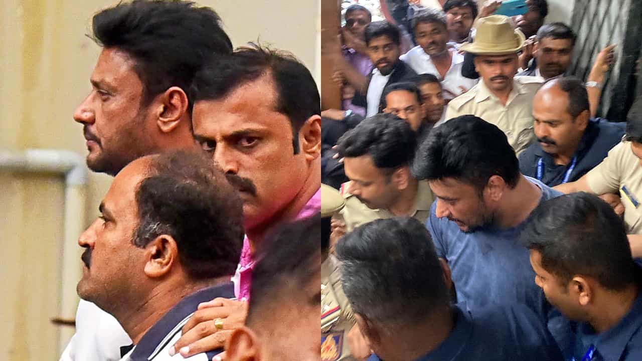 ರೇಣುಕಾ ಸ್ವಾಮಿ ಪ್ರಕರಣ: ದರ್ಶನ್ ಹಾಗೂ ಗ್ಯಾಂಗ್ಗೆ ಜುಲೈ 4ರ ವರೆಗೆ ನ್ಯಾಯಾಂಗ ಬಂಧನ ರೇಣುಕಾ ಸ್ವಾಮಿ ಪ್ರಕರಣ: ದರ್ಶನ್ ಹಾಗೂ ಗ್ಯಾಂಗ್ಗೆ ಜುಲೈ 4ರ ವರೆಗೆ ನ್ಯಾಯಾಂಗ ಬಂಧನ