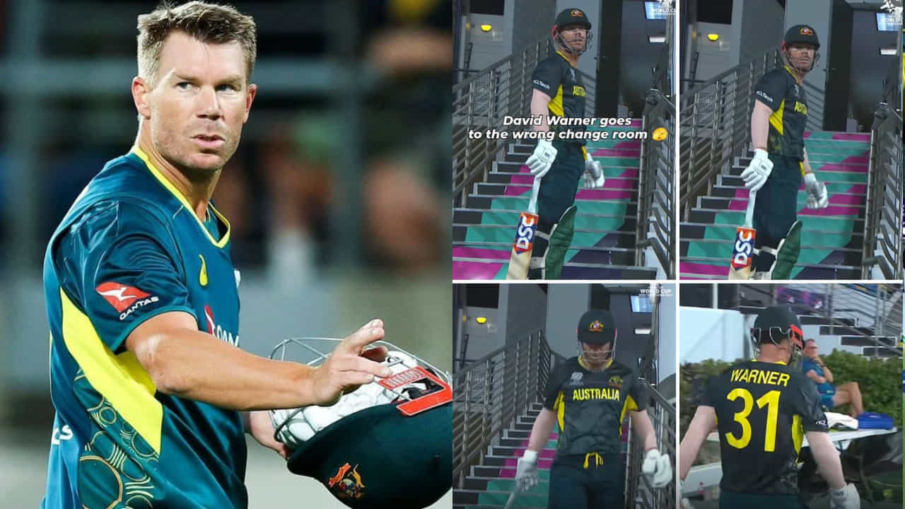 T20 World Cup 2024: ಔಟಾದ ನಿರಾಸೆಯಲ್ಲಿ ದಾರಿ ತಪ್ಪಿದ ಡೇವಿಡ್ ವಾರ್ನರ್! ವೈರಲ್ ವಿಡಿಯೋ ನೋಡಿ T20 World Cup 2024: ಔಟಾದ ನಿರಾಸೆಯಲ್ಲಿ ದಾರಿ ತಪ್ಪಿದ ಡೇವಿಡ್ ವಾರ್ನರ್! ವೈರಲ್ ವಿಡಿಯೋ ನೋಡಿ