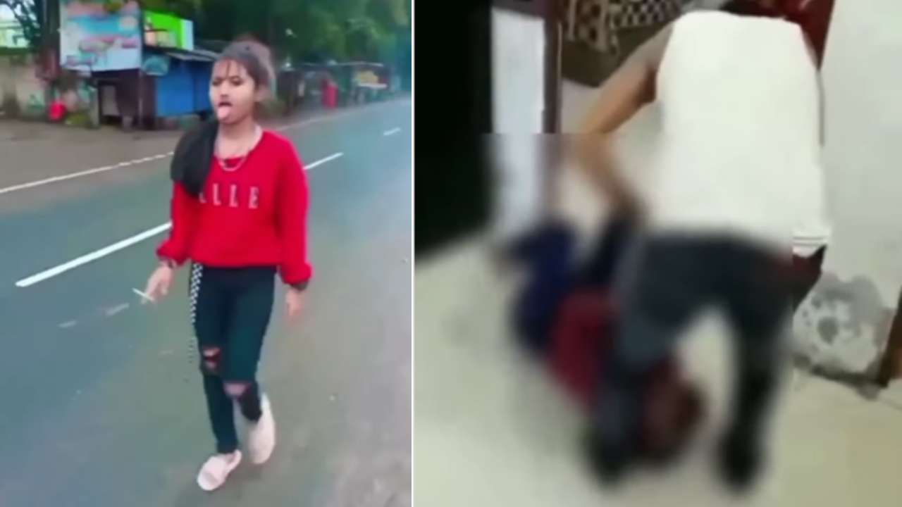 Viral Video: ರೀಲ್ಸ್​ಗಾಗಿ ಧಮ್ ಹೊಡೆದ ಹುಡ್ಗಿ, ಮನೆಯಲ್ಲಿ ಬೆಲ್ಟ್ ಏಟು: ವಿಡಿಯೋ ನೋಡಿ