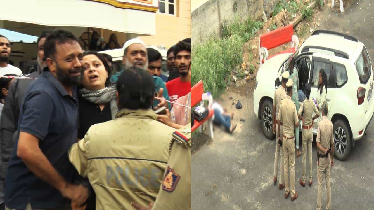 ಒಬ್ಬ ಹೊರಗೆ ಮತ್ತೊಬ್ಬ ಕಾರಿನೊಳಗೆ, ಹಾಸನದಲ್ಲಿ ಬೆಚ್ಚಿ ಬೀಳಿಸಿದ ಗುಂಡಿನ ಸದ್ದು: ಆಗಿದ್ದೇನು? ಒಬ್ಬ ಹೊರಗೆ ಮತ್ತೊಬ್ಬ ಕಾರಿನೊಳಗೆ, ಹಾಸನದಲ್ಲಿ ಬೆಚ್ಚಿ ಬೀಳಿಸಿದ ಗುಂಡಿನ ಸದ್ದು: ಆಗಿದ್ದೇನು?
