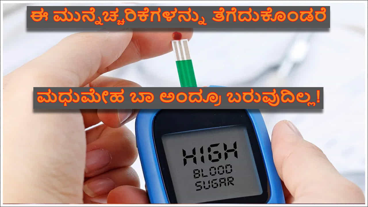 Precautions for Diabetes: ಈ ಮುನ್ನೆಚ್ಚರಿಕೆಗಳನ್ನು ತೆಗೆದುಕೊಂಡರೆ ಮಧುಮೇಹ ಬಾ ಅಂದ್ರೂ ಬರುವುದಿಲ್ಲ! Precautions for Diabetes: ಈ ಮುನ್ನೆಚ್ಚರಿಕೆಗಳನ್ನು ತೆಗೆದುಕೊಂಡರೆ ಮಧುಮೇಹ ಬಾ ಅಂದ್ರೂ ಬರುವುದಿಲ್ಲ!