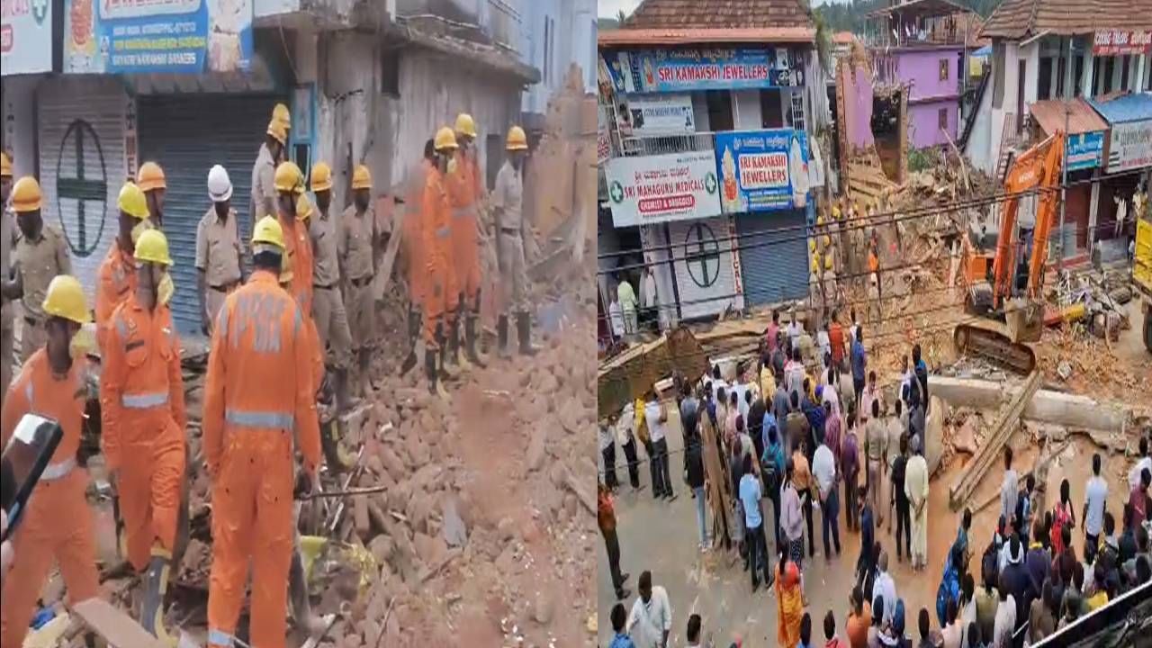 ಅಂಬೂರ್ ಬಿರಿಯಾನಿ ಕಟ್ಟಡ ದಿಢೀರ್ ಕುಸಿತ; ಅವಶೇಷಗಳಡಿ ಸಿಲುಕಿದ್ದ 8 ಕಾರ್ಮಿಕರ ಪೈಕಿ ಇಬ್ಬರ ರಕ್ಷಣೆ