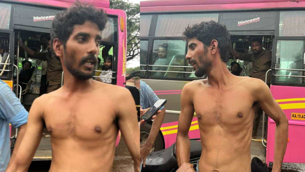 ಬಸ್ನಲ್ಲಿ ಯುವತಿ ಜೊತೆಗೆ ಅಸಭ್ಯವಾಗಿ ವರ್ತಿಸಿದ ಯುವಕನಿಗೆ ಧರ್ಮದೇಟು ಬಸ್ನಲ್ಲಿ ಯುವತಿ ಜೊತೆಗೆ ಅಸಭ್ಯವಾಗಿ ವರ್ತಿಸಿದ ಯುವಕನಿಗೆ ಧರ್ಮದೇಟು