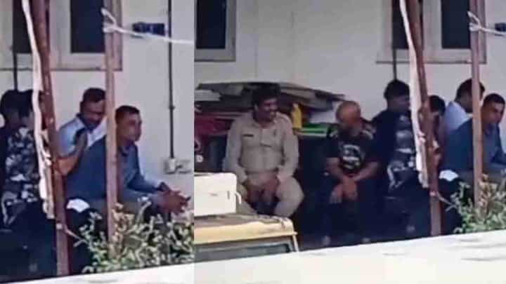 ರೇಣುಕಾಸ್ವಾಮಿ ಹತ್ಯೆ ಕೇಸ್: ಕೊಲೆ ಆರೋಪಿಗೆ ಮೊಬೈಲ್ ಕೊಟ್ಟ ಪೊಲೀಸ್ ಸಿಬ್ಬಂದಿ, ದೃಶ್ಯ ಸೆರೆ ರೇಣುಕಾಸ್ವಾಮಿ ಹತ್ಯೆ ಕೇಸ್: ಕೊಲೆ ಆರೋಪಿಗೆ ಮೊಬೈಲ್ ಕೊಟ್ಟ ಪೊಲೀಸ್ ಸಿಬ್ಬಂದಿ, ದೃಶ್ಯ ಸೆರೆ
