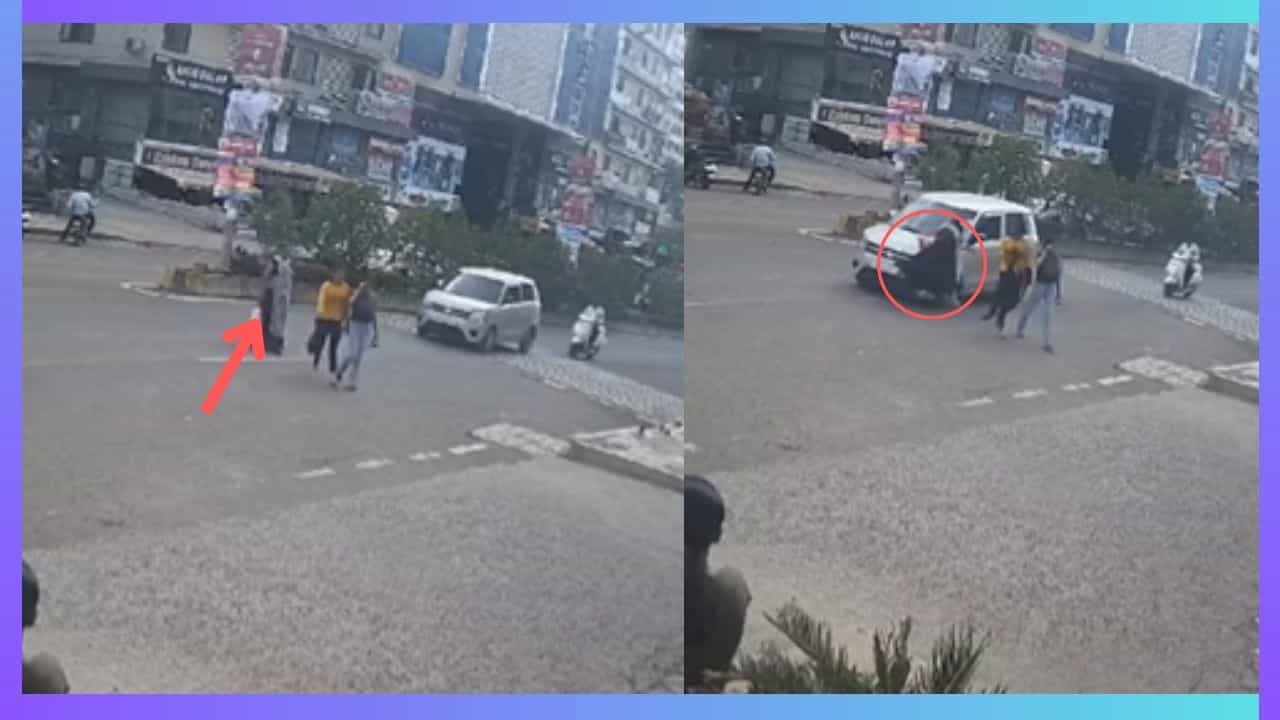 Video: ವೇಗವಾಗಿ ಬಂದು ಮಹಿಳೆಗೆ ಡಿಕ್ಕಿ ಹೊಡೆದ ಕಾರು, ಪುಣೆಯಲ್ಲಿ ಮತ್ತೊಂದು ಭಯಾನಕ ಘಟನೆ Video: ವೇಗವಾಗಿ ಬಂದು ಮಹಿಳೆಗೆ ಡಿಕ್ಕಿ ಹೊಡೆದ ಕಾರು, ಪುಣೆಯಲ್ಲಿ ಮತ್ತೊಂದು ಭಯಾನಕ ಘಟನೆ