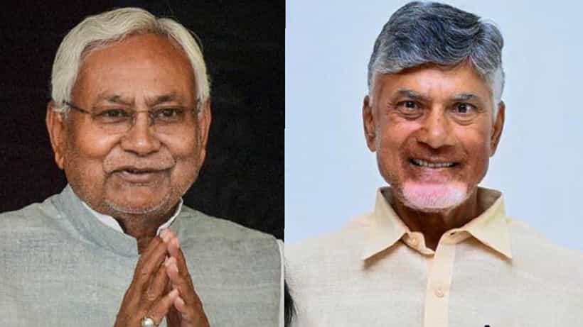 ಬಿಜೆಪಿ ನಾಯಕರೊಂದಿಗೆ ಇಂದು ನಿತೀಶ್ ಕುಮಾರ್, ಚಂದ್ರಬಾಬು ನಾಯ್ಡು ಭೇಟಿ; ಕಿಂಗ್ ಮೇಕರ್ಗಳ ನಿಲುವೇನು?