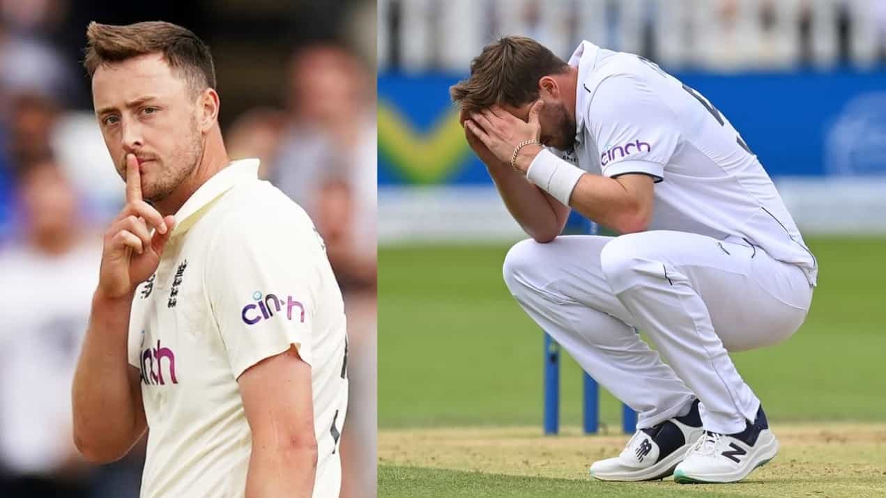 Ollie Robinson: ಒಂದೇ ಓವರ್​ನಲ್ಲಿ 43 ರನ್ ನೀಡಿದ ಇಂಗ್ಲೆಂಡ್ ವೇಗಿ: ವಿಡಿಯೋ ನೋಡಿ