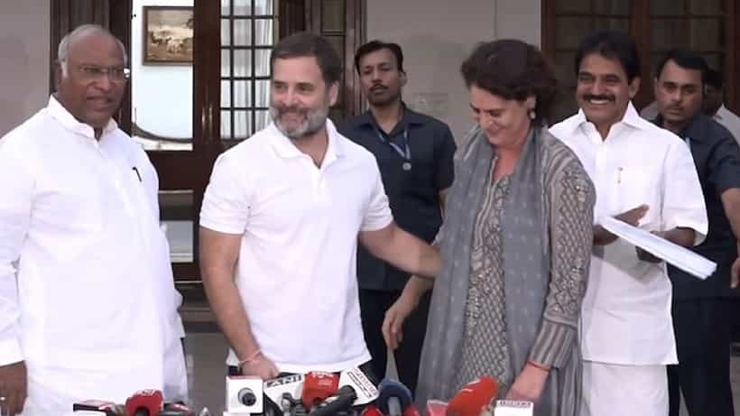 Rahul Gandhi: ರಾಯ್ಬರೇಲಿಯನ್ನು ಆಯ್ಕೆ ಮಾಡಿಕೊಂಡ ರಾಹುಲ್ ಗಾಂಧಿ; ವಯನಾಡಿನಿಂದ ಪ್ರಿಯಾಂಕಾ ಗಾಂಧಿ ಸ್ಪರ್ಧೆ