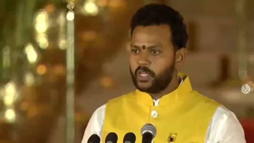 ಅತ್ಯಂತ ಕಿರಿಯ ವಯಸ್ಸಿನ ಕೇಂದ್ರ ಸಚಿವ: ಕಿಂಜರಾಪು ರಾಮಮೋಹನ್ ನಾಯ್ಡು ದಾಖಲೆ