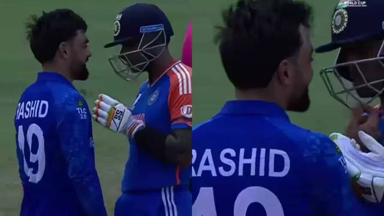 ಅಪ್ಘಾನ್​ Vs ಭಾರತ ಪಂದ್ಯದ ವೇಳೆ ಕಿರಿಕ್; ಸೂರ್ಯನ ಹೊಡೆತಕ್ಕೆ ರಶೀದ್ ಕೋಪ