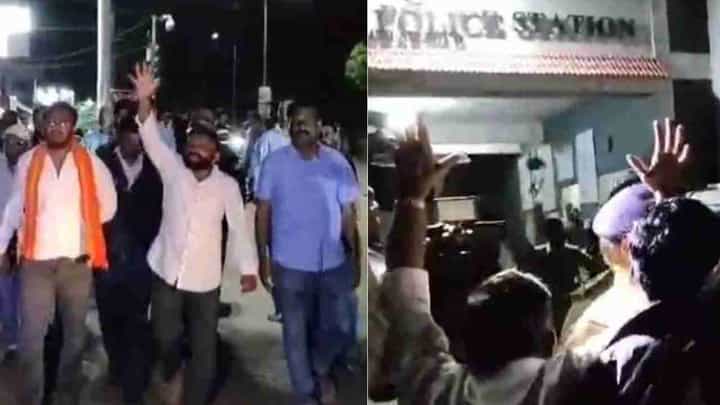 ಗೋರಕ್ಷಣೆ ಮಾಡಲು ಹೋದ ಬಜರಂಗದಳ ಕಾರ್ಯಕರ್ತನ ಮೇಲೆ ಮುಸ್ಲಿಂ ಯುವಕರಿಂದ ಹಲ್ಲೆ ಆರೋಪ: ಠಾಣೆಗೆ ಮುತ್ತಿಗೆಗೆ ಯತ್ನ ಗೋರಕ್ಷಣೆ ಮಾಡಲು ಹೋದ ಬಜರಂಗದಳ ಕಾರ್ಯಕರ್ತನ ಮೇಲೆ ಮುಸ್ಲಿಂ ಯುವಕರಿಂದ ಹಲ್ಲೆ ಆರೋಪ: ಠಾಣೆಗೆ ಮುತ್ತಿಗೆಗೆ ಯತ್ನ