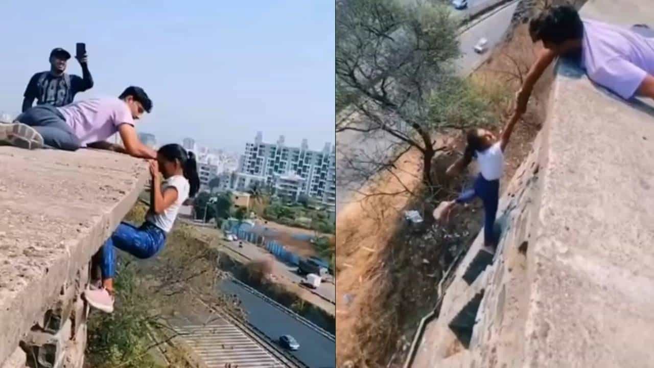 ಇನ್ಸ್ಟಾಗ್ರಾಂ ರೀಲ್ಸ್ಗಾಗಿ ಕಟ್ಟಡದ ತುದಿಗೆ ಹೋಗಿ ನೇತಾಡುತ್ತಿದ್ದ ಇಬ್ಬರನ್ನು ಬಂಧಿಸಿದ ಪೊಲೀಸರು ಇನ್ಸ್ಟಾಗ್ರಾಂ ರೀಲ್ಸ್ಗಾಗಿ ಕಟ್ಟಡದ ತುದಿಗೆ ಹೋಗಿ ನೇತಾಡುತ್ತಿದ್ದ ಇಬ್ಬರನ್ನು ಬಂಧಿಸಿದ ಪೊಲೀಸರು