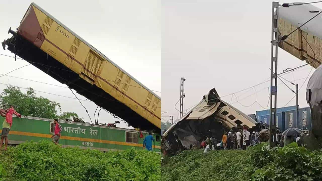 Train Accident: ಪಶ್ಚಿಮ ಬಂಗಾಳದಲ್ಲಿ ಕಾಂಚನಜುಂಗಾ ಎಕ್ಸ್ಪ್ರೆಸ್ಗೆ ಗೂಡ್ಸ್ ರೈಲು ಡಿಕ್ಕಿ, 8 ಮಂದಿ ಸಾವು, 30 ಜನರಿಗೆ ಗಾಯ Train Accident: ಪಶ್ಚಿಮ ಬಂಗಾಳದಲ್ಲಿ ಕಾಂಚನಜುಂಗಾ ಎಕ್ಸ್ಪ್ರೆಸ್ಗೆ ಗೂಡ್ಸ್ ರೈಲು ಡಿಕ್ಕಿ, 8 ಮಂದಿ ಸಾವು, 30 ಜನರಿಗೆ ಗಾಯ
