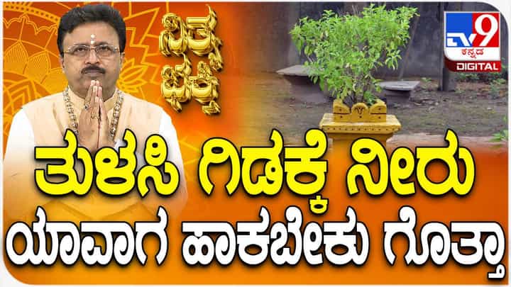 Daily Devotional: ತುಳಸಿ ಗಿಡಕ್ಕೆ ಅತಿಯಾಗಿ ನೀರು ಹಾಕುವುದು ಕೂಡ ಶುಭವಲ್ಲ ಏಕೆ? ವಿಡಿಯೋ ನೋಡಿ Daily Devotional: ತುಳಸಿ ಗಿಡಕ್ಕೆ ಅತಿಯಾಗಿ ನೀರು ಹಾಕುವುದು ಕೂಡ ಶುಭವಲ್ಲ ಏಕೆ? ವಿಡಿಯೋ ನೋಡಿ
