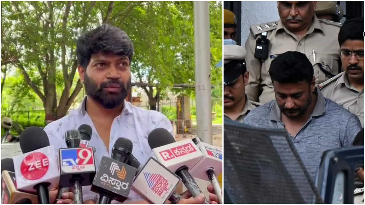 ‘ಜೈಲಿನಲ್ಲಿ ದರ್ಶನ್ ಮೌನ; 1 ಸೆಕೆಂಡ್ ಮಾತ್ರ ಮಾತಾಡಿದ್ದು’: ವಿನೋದ್ ಪ್ರಭಾಕರ್ ‘ಜೈಲಿನಲ್ಲಿ ದರ್ಶನ್ ಮೌನ; 1 ಸೆಕೆಂಡ್ ಮಾತ್ರ ಮಾತಾಡಿದ್ದು’: ವಿನೋದ್ ಪ್ರಭಾಕರ್