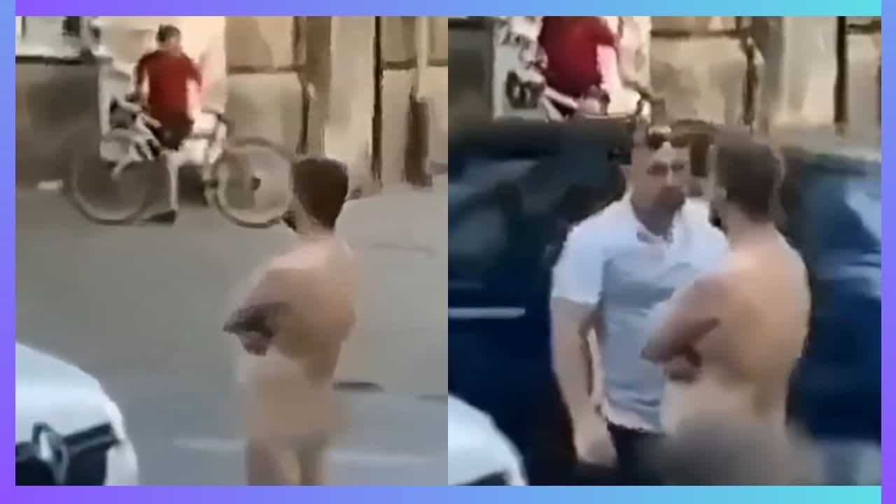 Viral Video: ನಡು ರಸ್ತೆಯಲ್ಲಿ ಬೆತ್ತಲಾಗಿ ನಿಂತು ವಾಹನ ಸಂಚಾರಕ್ಕೆ ಅಡ್ಡಿಪಡಿಸಿದ ವ್ಯಕ್ತಿಗೆ ಬಿತ್ತು ಗೂಸ Viral Video: ನಡು ರಸ್ತೆಯಲ್ಲಿ ಬೆತ್ತಲಾಗಿ ನಿಂತು ವಾಹನ ಸಂಚಾರಕ್ಕೆ ಅಡ್ಡಿಪಡಿಸಿದ ವ್ಯಕ್ತಿಗೆ ಬಿತ್ತು ಗೂಸ
