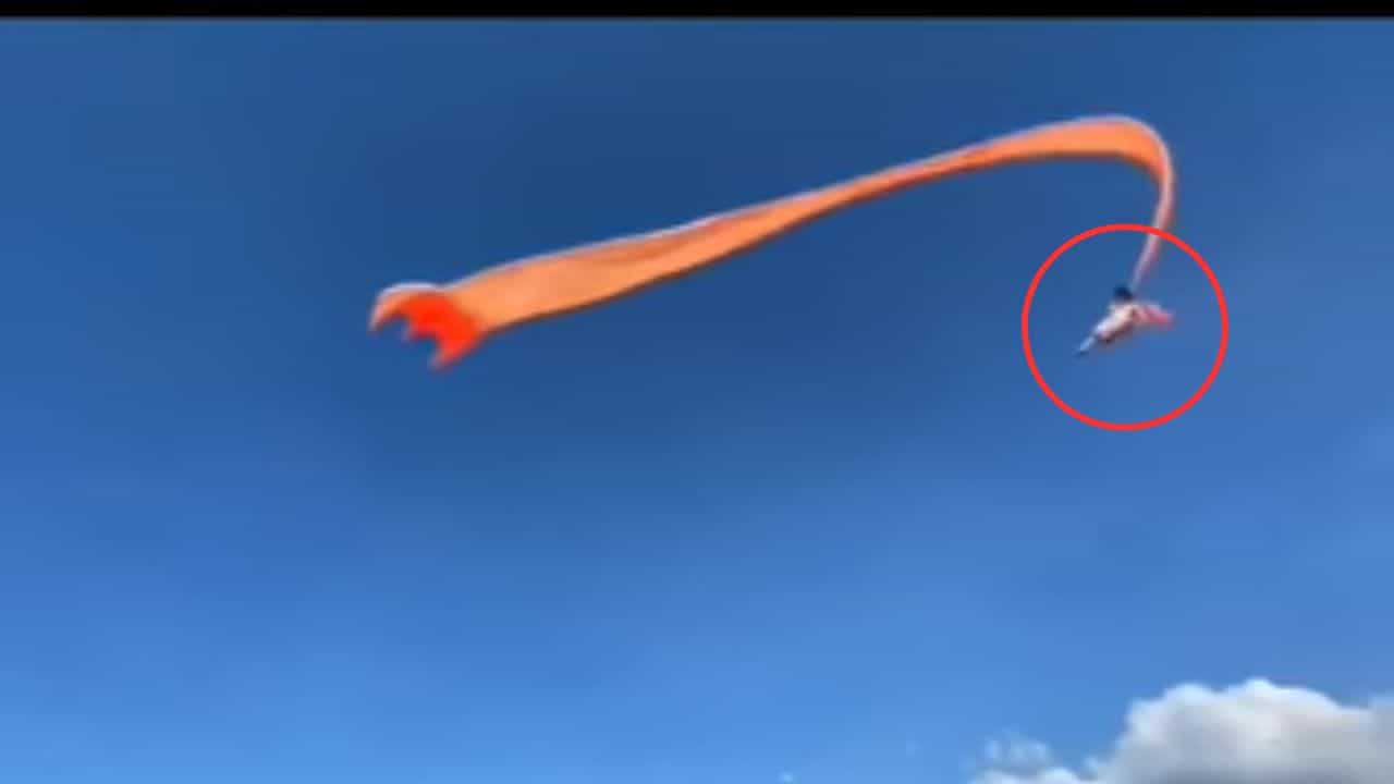 Viral Video: ಬೃಹತ್ ಗಾಳಿಪಟದೊಂದಿಗೆ ಆಕಾಶಕ್ಕೆ ಹಾರಿದ ಮೂರು ವರ್ಷದ ಮಗು Viral Video: ಬೃಹತ್ ಗಾಳಿಪಟದೊಂದಿಗೆ ಆಕಾಶಕ್ಕೆ ಹಾರಿದ ಮೂರು ವರ್ಷದ ಮಗು