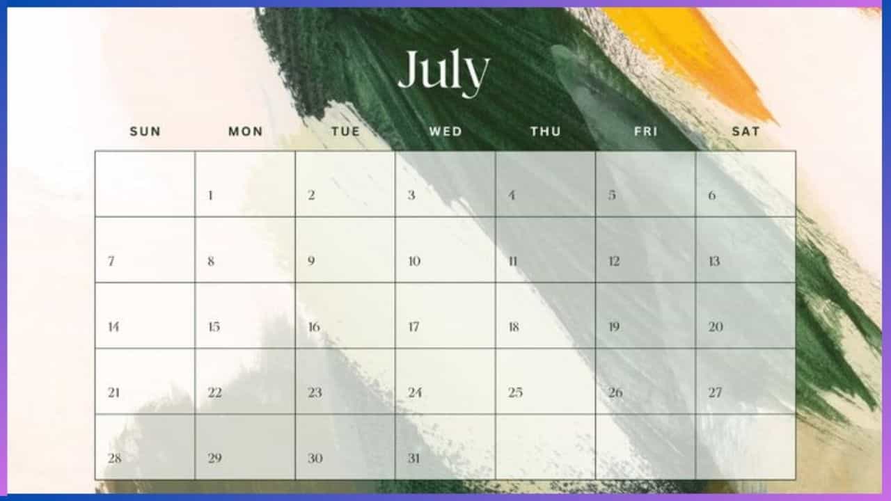 Event Calendar July 2024: ಜುಲೈ ತಿಂಗಳಿನಲ್ಲಿ ಬರುವ ರಾಷ್ಟ್ರೀಯ, ಅಂತಾರಾಷ್ಟ್ರೀಯ ಪ್ರಮುಖ ದಿನಗಳು ಯಾವುವು? ಇಲ್ಲಿದೆ ಮಾಹಿತಿ