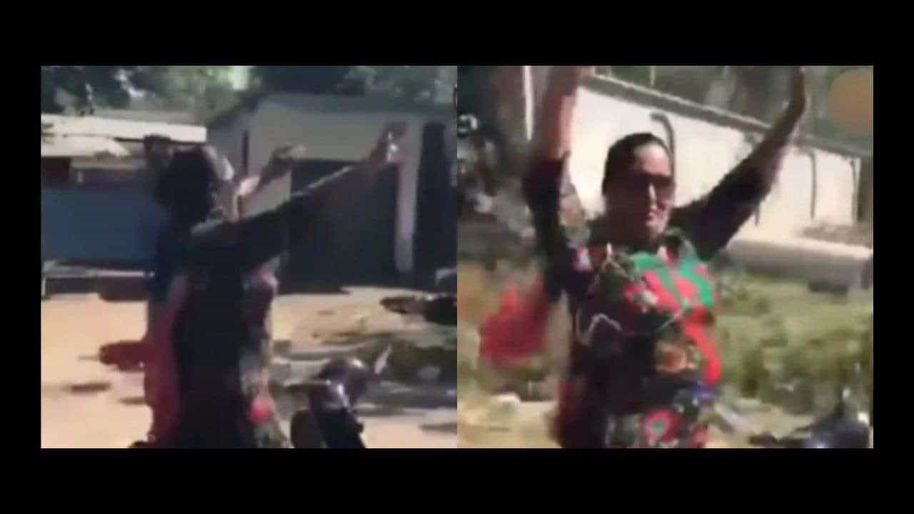 Video Viral: ಚಲಿಸುತ್ತಿರುವ ಸ್ಕೂಟರ್ ಮೇಲೆ ನಿಂತು ಡ್ಯಾನ್ಸ್ ಮಾಡಿದ ಮಹಿಳೆ; ವಿಡಿಯೋ ಇಲ್ಲಿದೆ ನೋಡಿ Video Viral: ಚಲಿಸುತ್ತಿರುವ ಸ್ಕೂಟರ್ ಮೇಲೆ ನಿಂತು ಡ್ಯಾನ್ಸ್ ಮಾಡಿದ ಮಹಿಳೆ; ವಿಡಿಯೋ ಇಲ್ಲಿದೆ ನೋಡಿ