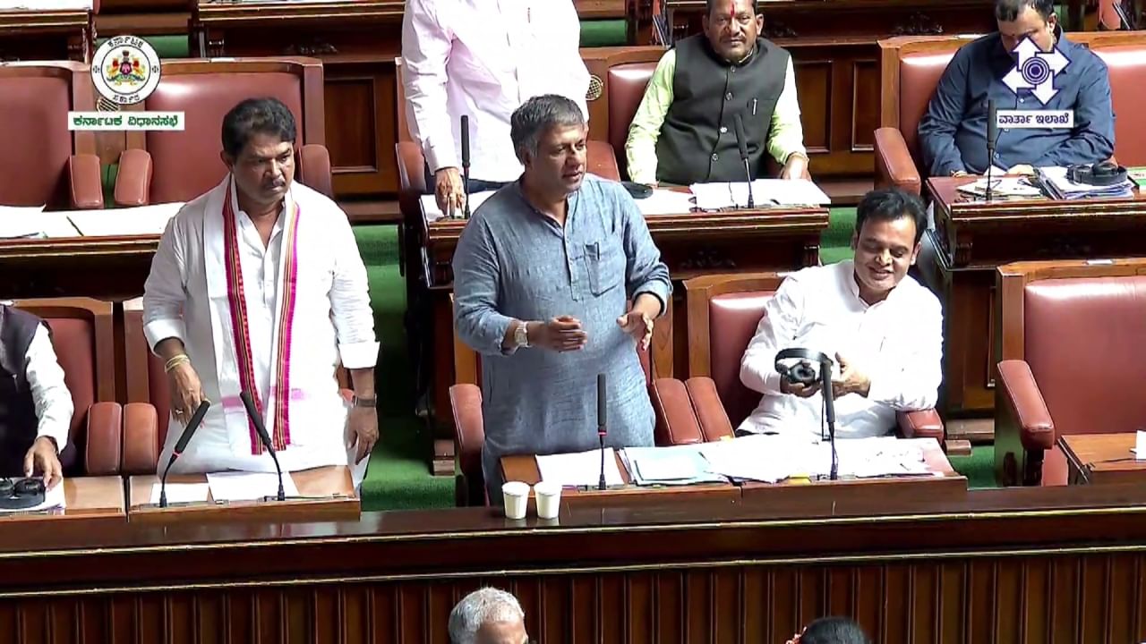 BJP Protest against Congress govt scams in Bengaluru Freedom park and Assembly session, Karnataka news in Kannada