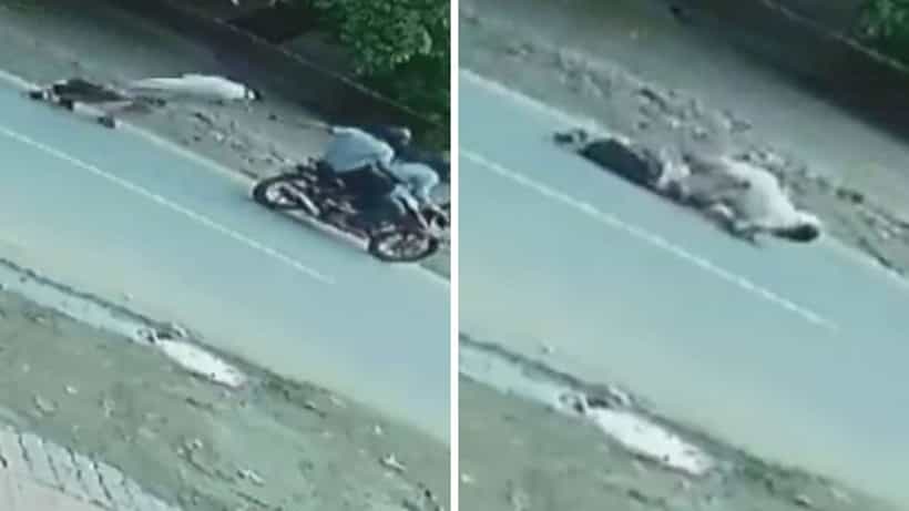 CCTV Footage: ಹಾಡು ಹಗಲೇ ರಸ್ತೆ ಬದಿ ನಡೆದುಕೊಂಡು ಹೋಗುತ್ತಿದ್ದ ಮಹಿಳೆಯ ಸರ ಕಿತ್ತು ಪರಾರಿಯಾದ ಖದೀಮರು ; ಸಿಸಿಟಿವಿ ದೃಶ್ಯ ಇಲ್ಲಿದೆ ನೋಡಿ