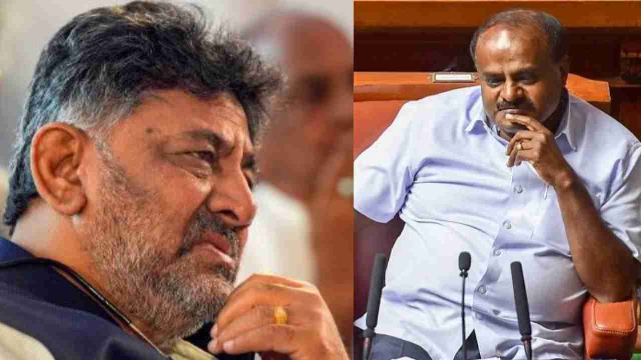 ಕುಮಾರಸ್ವಾಮಿ ಕೆಲಸ ಮಾಡಿಲ್ಲವೆನ್ನುವುದಕ್ಕೆ ಆ 10 ಸಾವಿರ ಅರ್ಜಿಗಳೇ ಸಾಕ್ಷಿ: ಡಿಕೆ ಶಿವಕುಮಾರ್ ತಿರುಗೇಟು ಕುಮಾರಸ್ವಾಮಿ ಕೆಲಸ ಮಾಡಿಲ್ಲವೆನ್ನುವುದಕ್ಕೆ ಆ 10 ಸಾವಿರ ಅರ್ಜಿಗಳೇ ಸಾಕ್ಷಿ: ಡಿಕೆ ಶಿವಕುಮಾರ್ ತಿರುಗೇಟು
