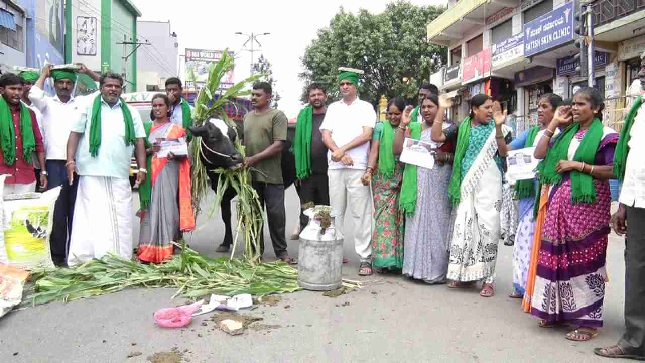 ಹಾಲು ಖರೀದಿ ದರ ಕಡಿತ: ಕೋಲಾರದಲ್ಲಿ ಭುಗಿಲೆದ್ದ ರೈತರ ಆಕ್ರೋಶ