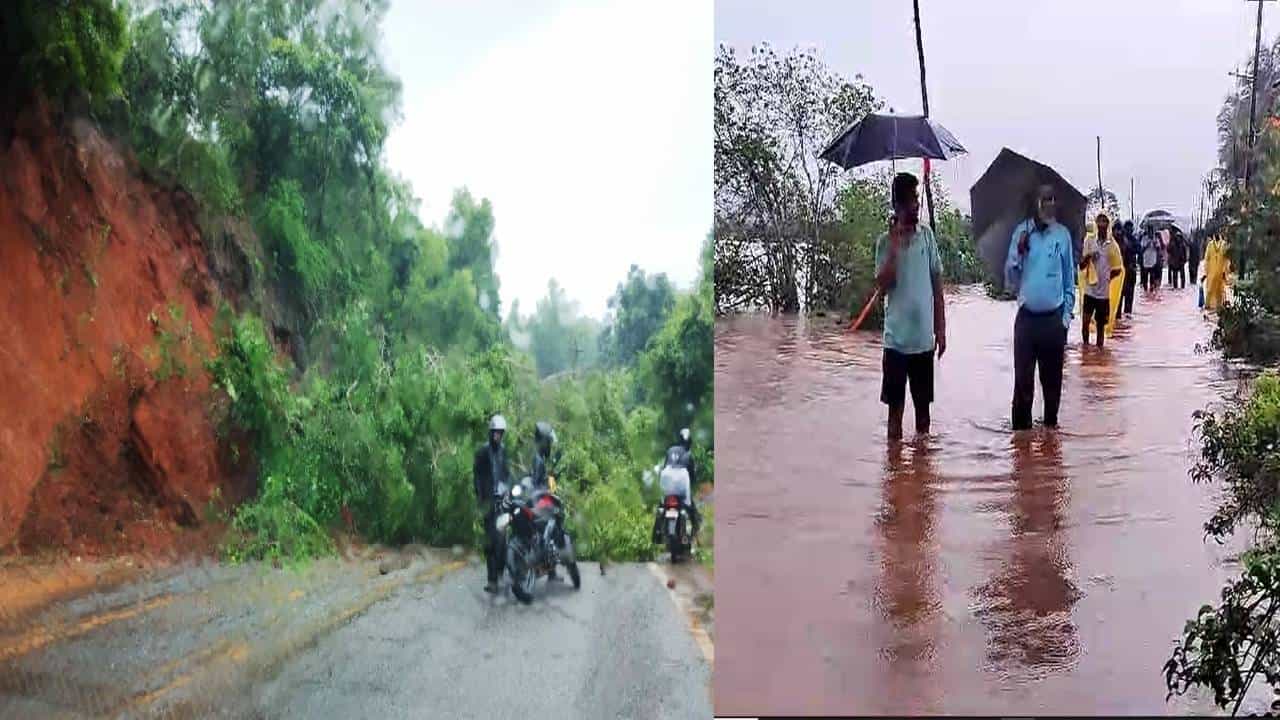 ಉತ್ತರ ಕನ್ನಡ: ಮಳೆ ಅಬ್ಬರಕ್ಕೆ ಗುಡ್ಡ ಕುಸಿತ; ಬೆಂಗಳೂರು-ಹೊನ್ನಾವರ ರಾಷ್ಟ್ರೀಯ ಹೆದ್ದಾರಿ ಬಂದ್ ಉತ್ತರ ಕನ್ನಡ: ಮಳೆ ಅಬ್ಬರಕ್ಕೆ ಗುಡ್ಡ ಕುಸಿತ; ಬೆಂಗಳೂರು-ಹೊನ್ನಾವರ ರಾಷ್ಟ್ರೀಯ ಹೆದ್ದಾರಿ ಬಂದ್