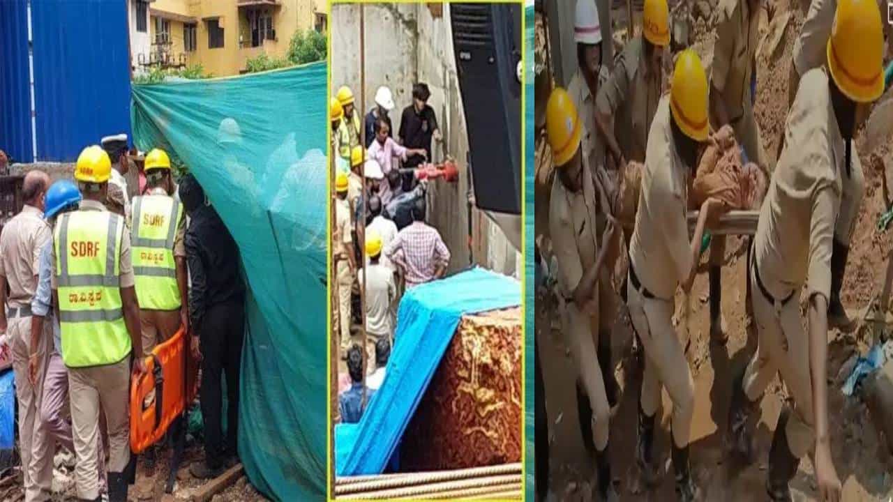ಮಂಗಳೂರಿನಲ್ಲಿ ಕಟ್ಟಡ ನಿರ್ಮಾಣ ಕಾಮಗಾರಿ ವೇಳೆ ಭೂಕುಸಿತ; ಮಣ್ಣಿನಡಿ ಸಿಲುಕಿದ ಕಾರ್ಮಿಕರು